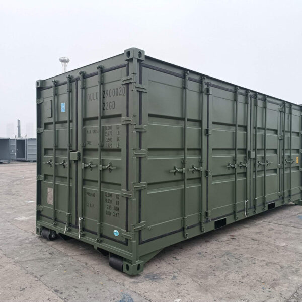 Contenedor de 20 pies con acceso lateral completo stanag