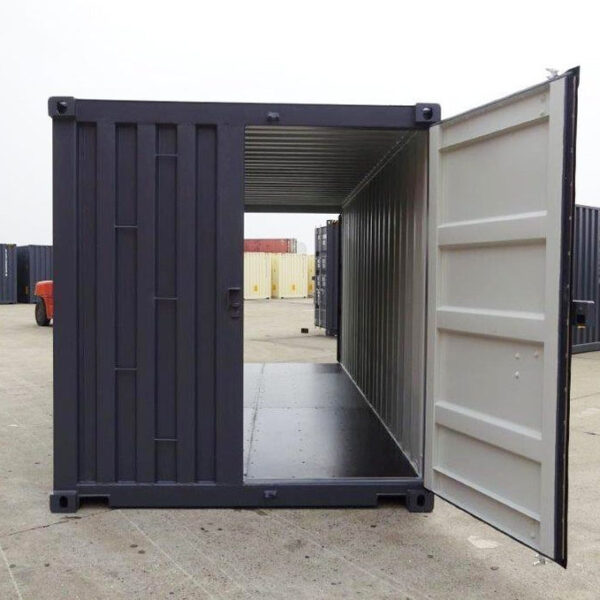 Contenedor nuevo de tres puertas de 20 pies