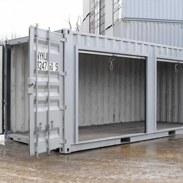 Contenedor de Almacenamiento de 20 Pies Con Puertas Enrollables